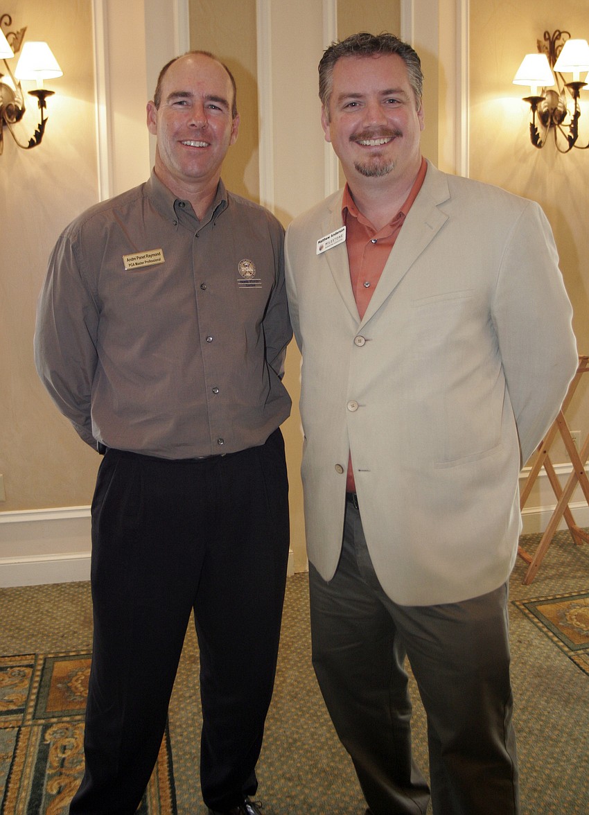 PGA Master Professional Andre Panet-Raymond and Matthew Anderson of Milestone Marketing