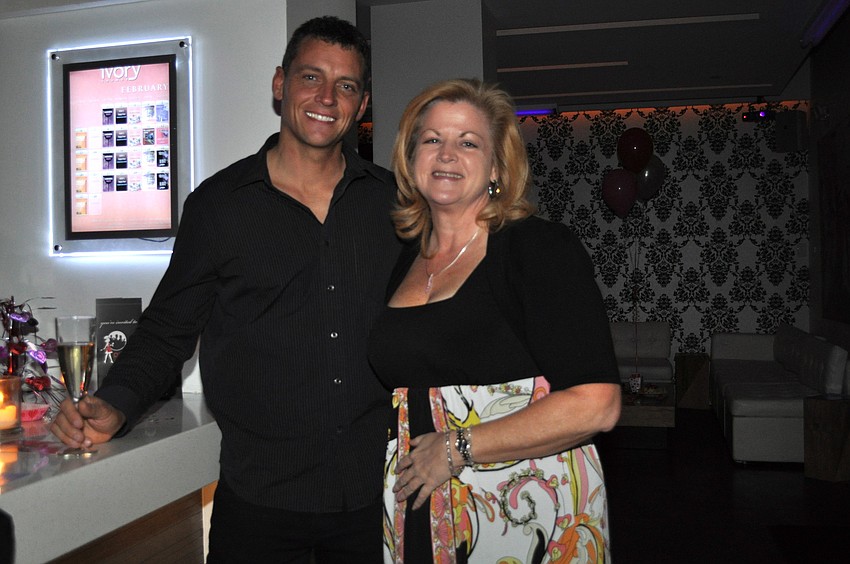 Elliott Waters with Lisa Ward, incoming president for Junior League