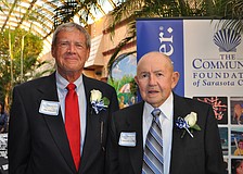 "Unsung Hero" award recipients Bill Johnson and Litoriel Hernandez