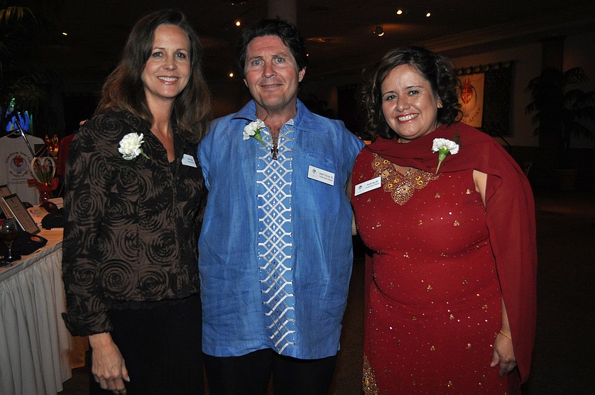 Rhonda and Joseph Pecoraro and Vilma Vega