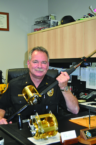 Deputy Chief Martin Sharkey plans to spend some of his retirement days pursuing a lifelong interest: fishing.