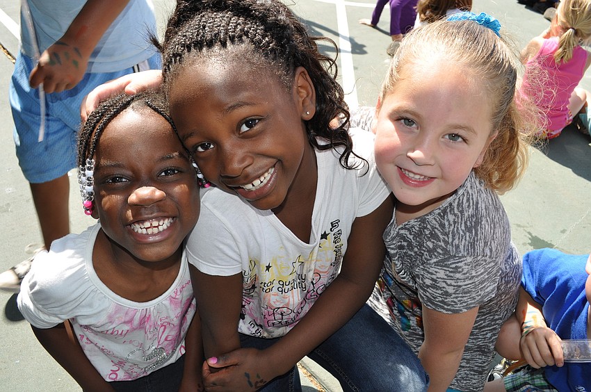 Madison Durodene, Aniah Jones and Rylee Buckner are in the same class.