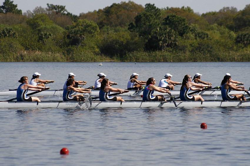 Even at the novice level, competition was fierce throughout the day.