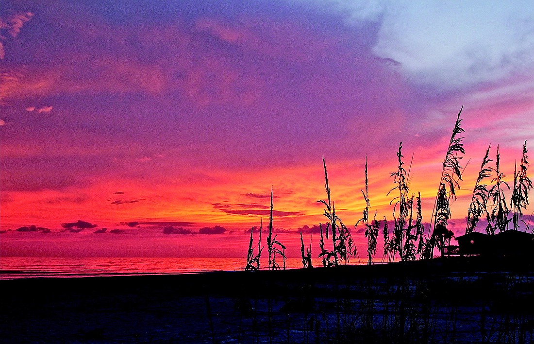 Ron Johnson submitted this sunset photo taken in the 6500 block of Gulfside Drive on the north end of the Key.
