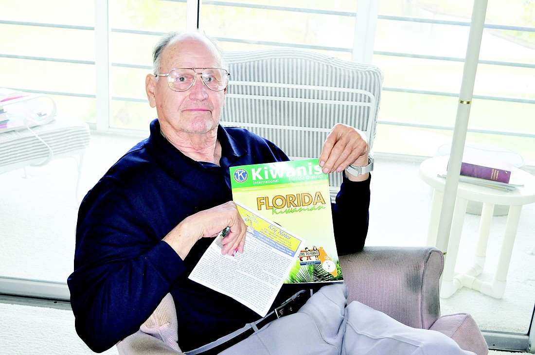 Bill Sceva puts together the Kiwanis Club of Longboat Key newsletter each week.