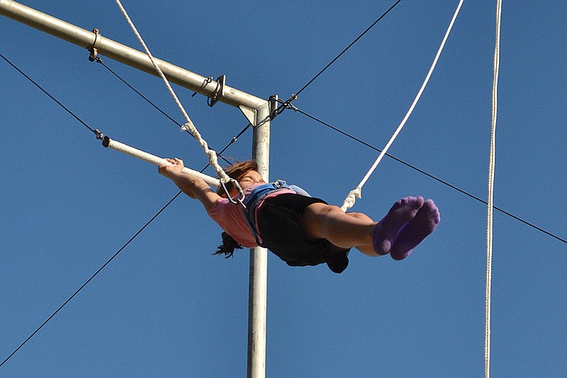 The Trapeze School helped the participants focus on their faith journey as well as learn the difference between believing and trusting.