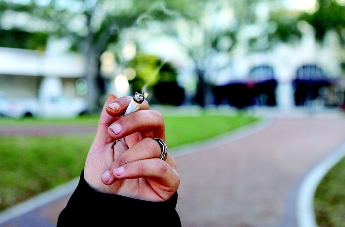 Five Points residents have asked Commissioner Dick Clapp to research a smoking ban at Selby Five Points Park.