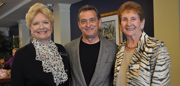 Sea Gals chairwoman, Joyce Steele, Kenney DeCamp aka Dr. Mime and Dorothy Cole