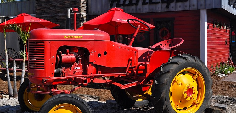 Ready your taste buds for the Nancy's Bar-B-Que menu, which features an item called "Tractor Pull."