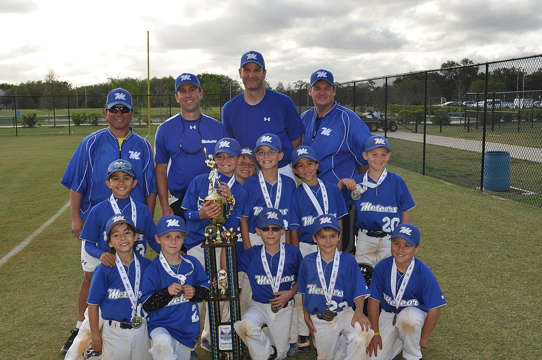 The Lakewood Ranch Meteors 8 and under team went undefeated to win the Central Florida War on I-4 Championship March 5-6.