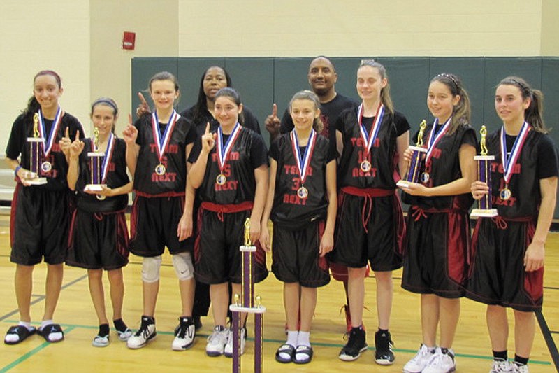 The Next Level Hoops seventh-grade travel basketball team won the High Hoops Tournament Feb. 25-27 in Fort Myers.