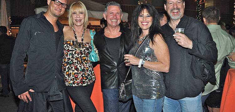 Robert Reubideaux, Vickie Hornberger and Richard Carpenter with Sheri and Artie Nadelman had a great time at the event.