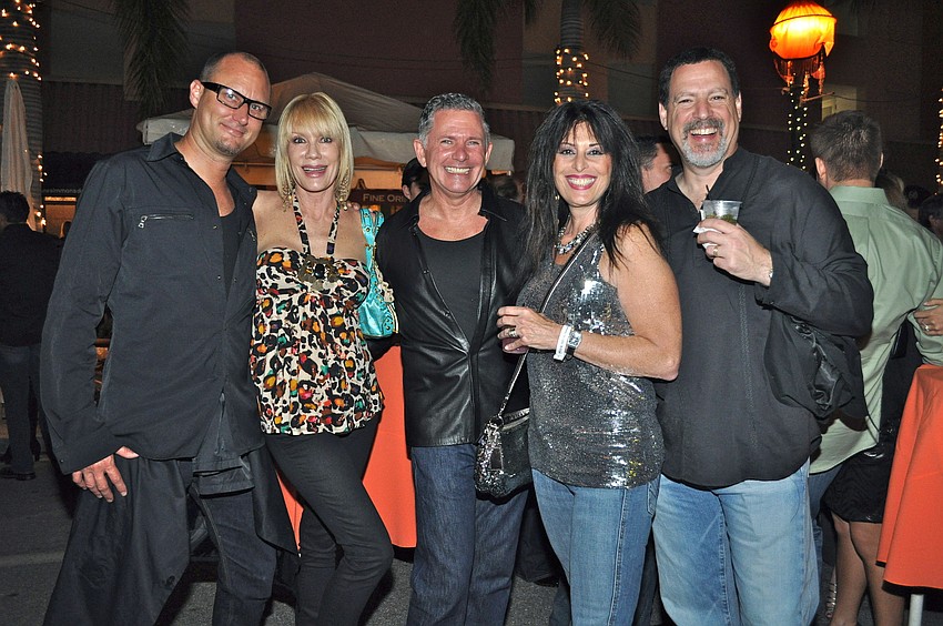Robert Reubideaux, Vickie Hornberger and Richard Carpenter with Sheri and Artie Nadelman had a great time at the event.