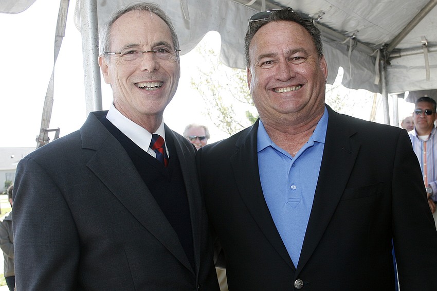 Pat Neal honored longtime partners, including LWR Communities President Milt Flinn, during the celebration.