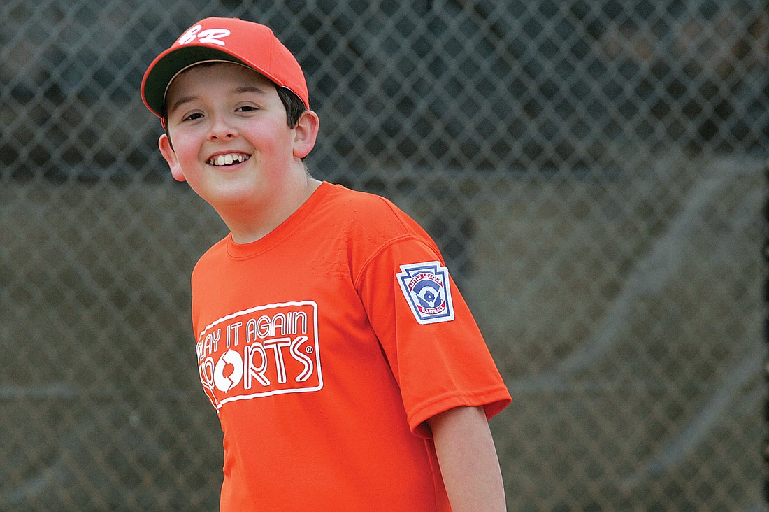 After beating the odds, Robby Lyons, 12, is now playing his second season of Minors baseball at Braden River Little League.