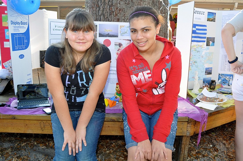 Eileen Scarfe and Jasmine Felton chose Japan as their country for International Fair.