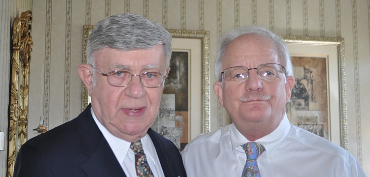 President Murray Blueglass and speaker Lauren Rudd