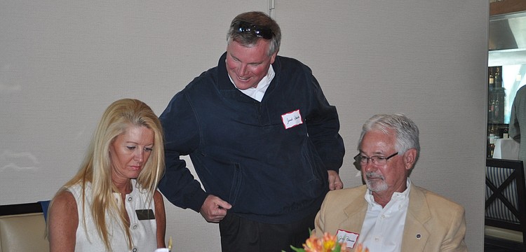 Susan Phillips, Jack Brill and  Longboat Key Commissioner Jim Brown
