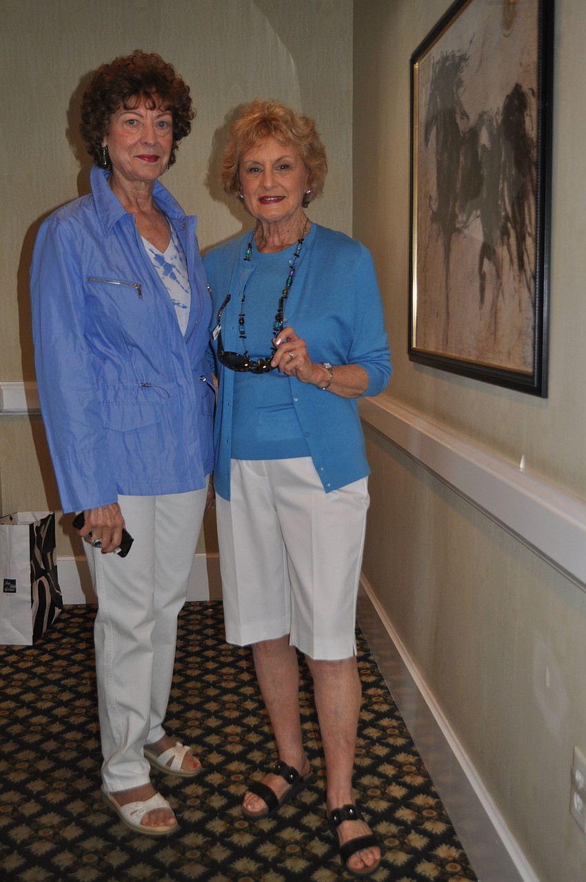 Rosalee Brogan and Carole McMahon