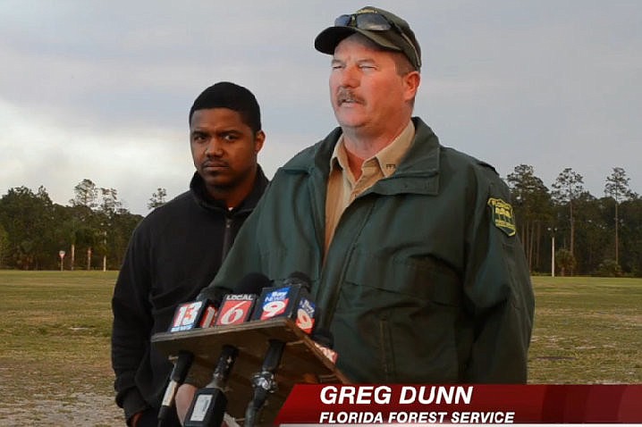 Greg Dunn, of the Florida Forest Service (THE OBSERVER)