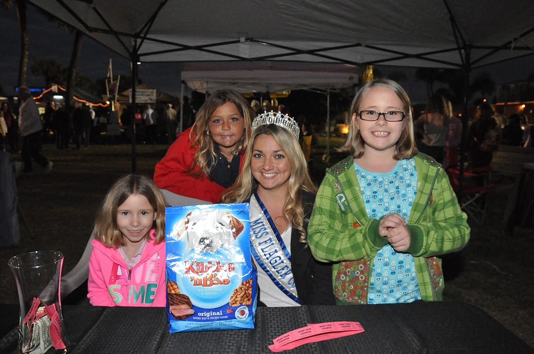 Nicole Swanson, Kelsea McCormick, Miss Flagler County Haley Watson and Melissa Swanson