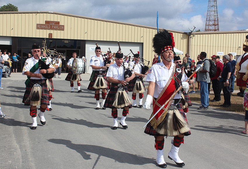 Ancient Pipes and Drums Irish cheer for St. Patrick's Day Observer Local News Palm Coast