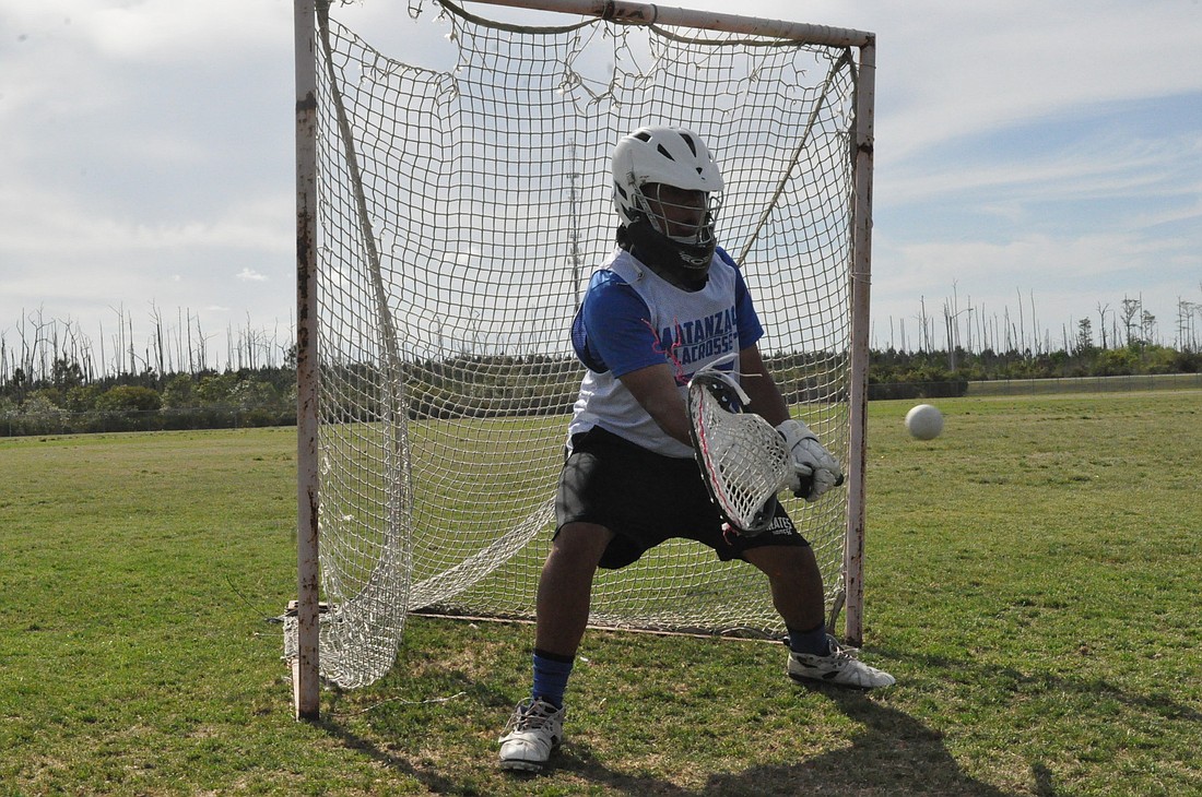 Matanzas freshman goalie Matt Gutierrez will lead the Pirates into the District 6 tournament with a 71% save percentage. PHOTO BY ANDREW O'BRIEN