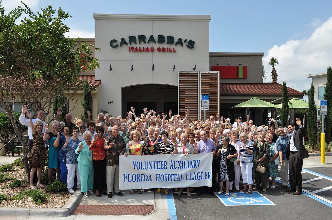 Florida Hospital Flagler hosted a Volunteer Appreciation Luncheon at Carrabba's Italian Grill. COURTESY PHOTOS