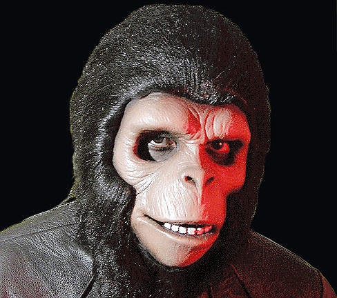 Police say a man wearing a mask similar to this one robbed another man at the SunTrust in Flagler Beach on Thursday night.