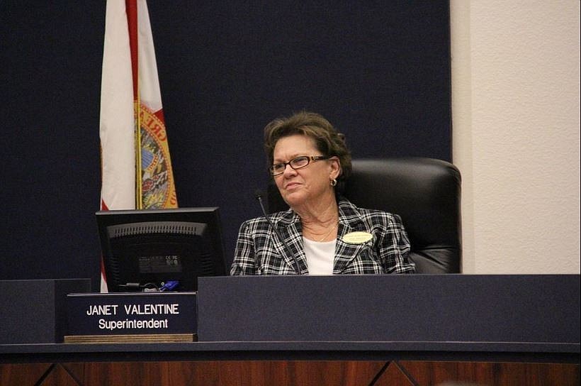 Janet Valentine, superintendent of the Flagler County School District