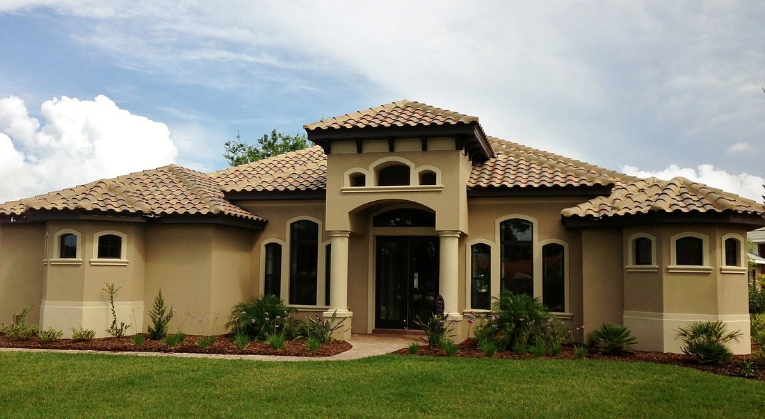 The Salterwater Homes model property at 143 Florida Park Drive won the the 2013 Flagler County Parade of Homes Grand Award. COURTESY PHOTO