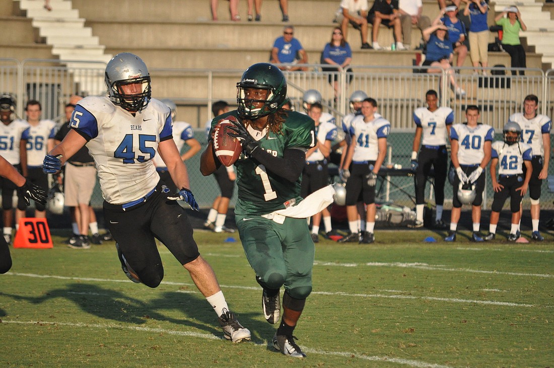 Flagler Palm Coast quarterback Marquis Murphy PHOTO BY ANDREW O'BRIEN