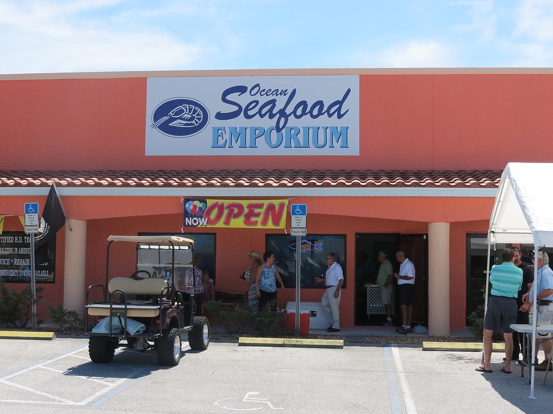 Ocean Seafood Emporium held its ribbon cutting May 25. COURTESY PHOTO