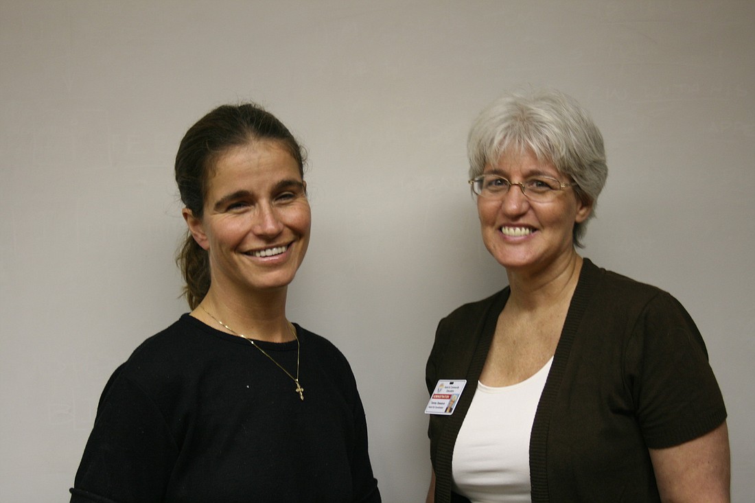 Elizabeth November Liston and Tammy Dassance saw a need for a GED class for deaf adults. PHOTO BY MEGAN HOYE