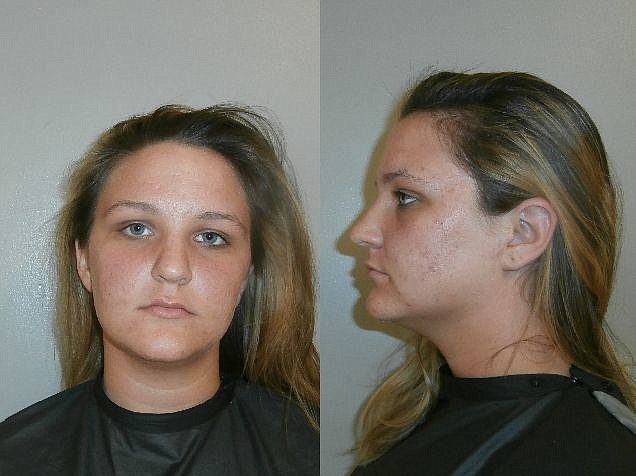 Morgan Renee Roberts, 20, was arrested Tuesday for stealing about $2,700 from her employer, Stitch Art. COURTESY PHOTO