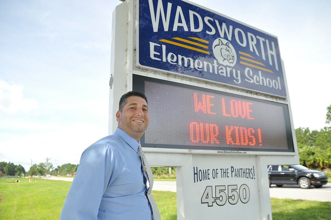 John Fanelli is the new principal at Wadsworth Elementary School. PHOTO BY SHANNA FORTIER