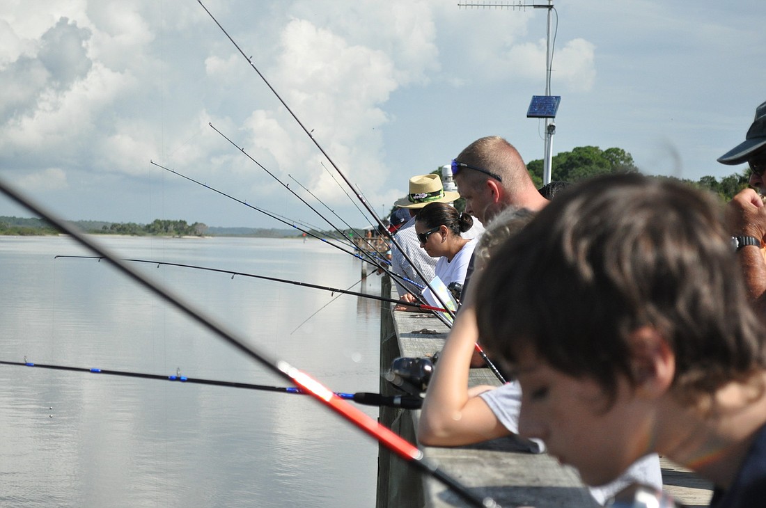 About 250 kids, ages 3-15, participated Saturday in the Flagler Sportfishing Club's youth clinic, held at Bings Landing. PHOTOS BY ANDREW O'BRIEN