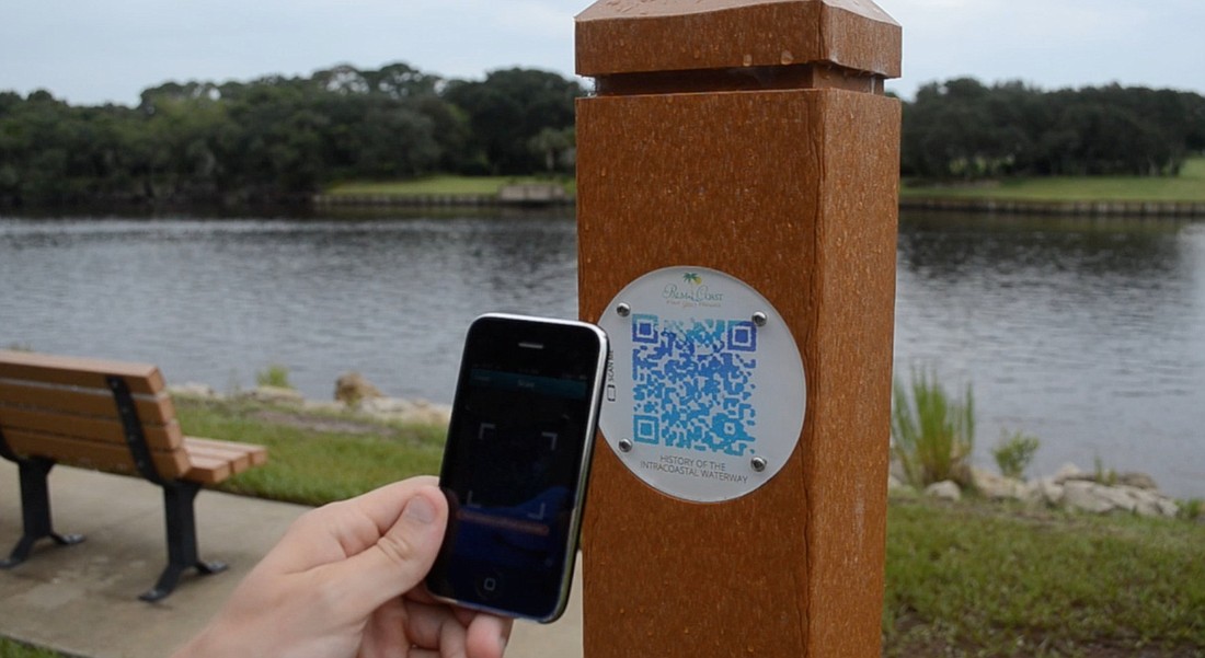 Visitors to Waterfront Park can now scan QR codes around the park using smartphones, which open videos with trivia, points of interest and history information.