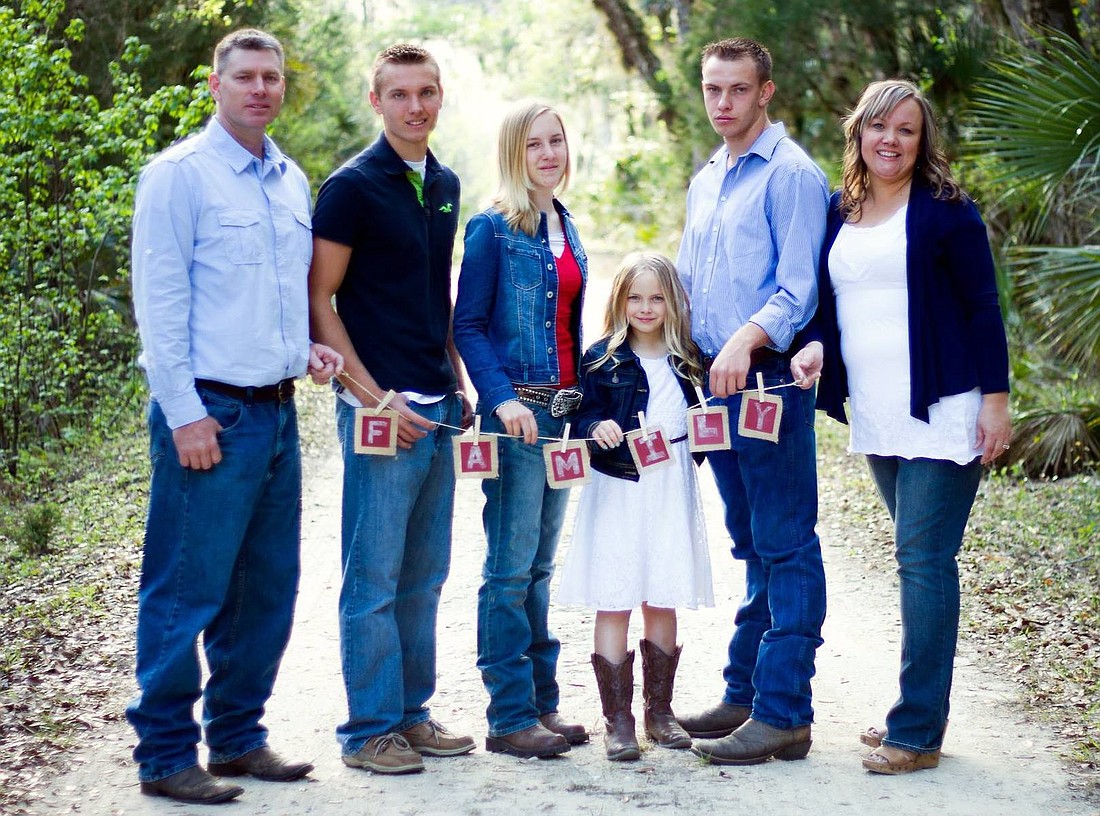 Michael Joseph Boyd, left, and his family: Colton, Tess, Millie, Michael Anthony and Heide (Courtesy photo)