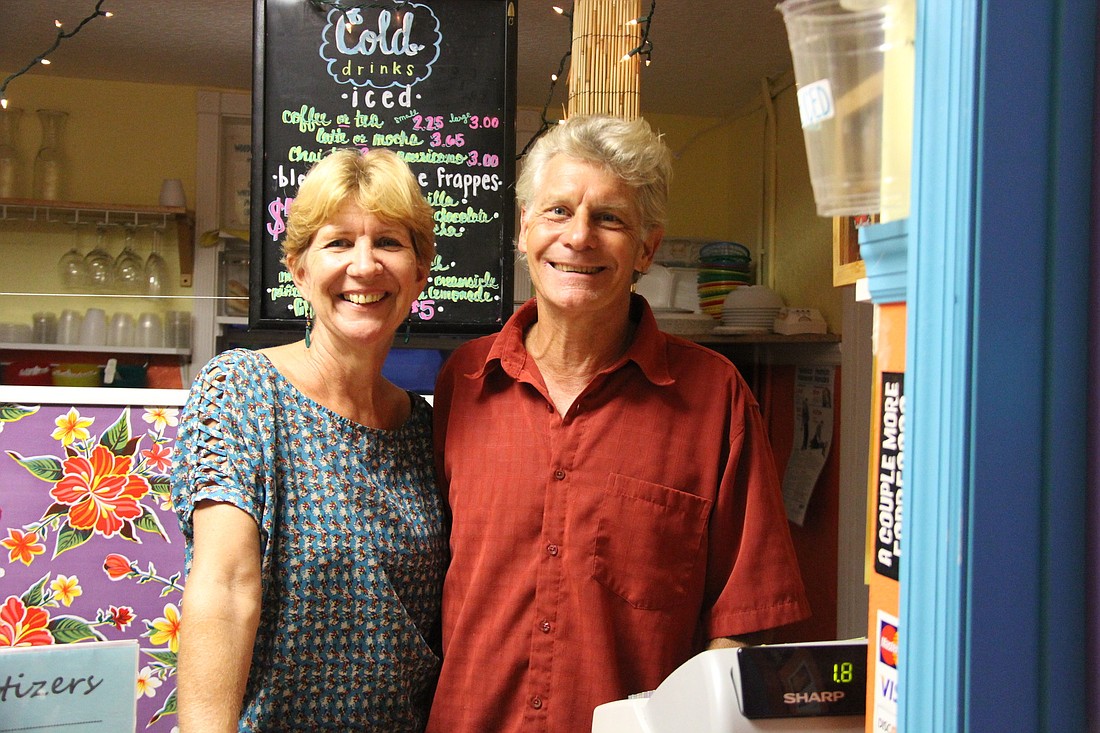 Carol and Jeff Fisher are celebrating five years of the BeachHouse Beanery. PHOTOS BY SHANNA FORTIER