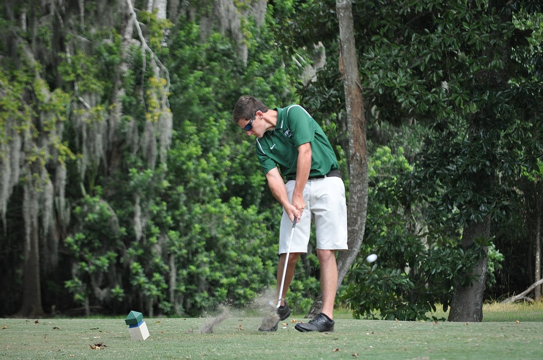 Tanner Adams finished with a round of 44. PHOTOS BY ANDREW O'BRIEN