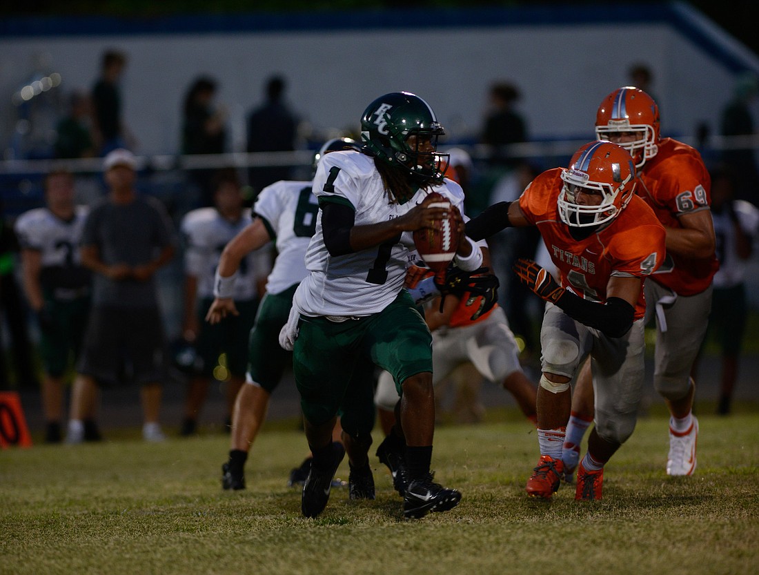 Flagler Palm Coast quarterback Marquis Murphy PHOTOS BY BOB ROLLINS