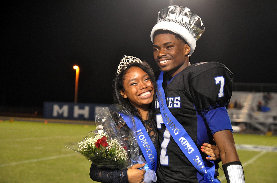 Matanzas High School Homecoming Queen and King 2013 Toni Thompson and Marcaus Cooper PHOTOS BY SHANNA FORTIER