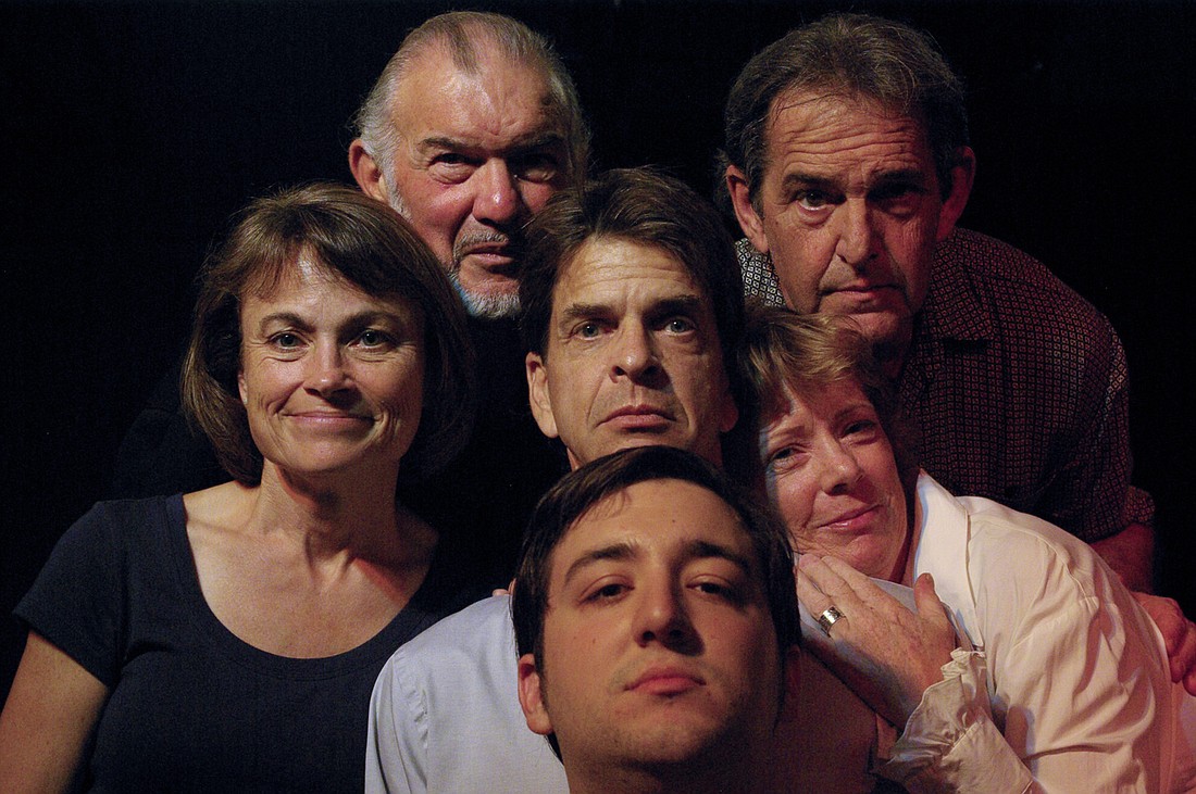 The many faces of Hyde: center, Jonathan Haglund; left, Peggy Jones and John Sbordone; right, Bobbi Fouts and Peter Gutierrez; and below, Josh Fagundes PHOTO BY SHANNA FORTIER