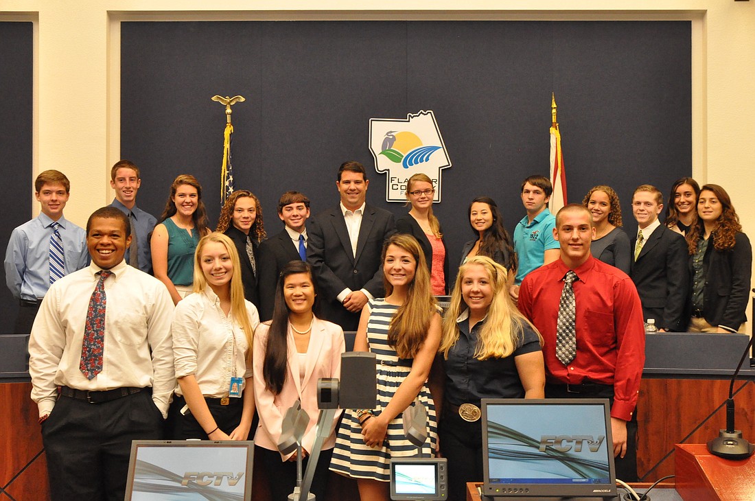 The mock session included eight students from each Flagler County High School. PHOTOS BY SHANNA FORTIER