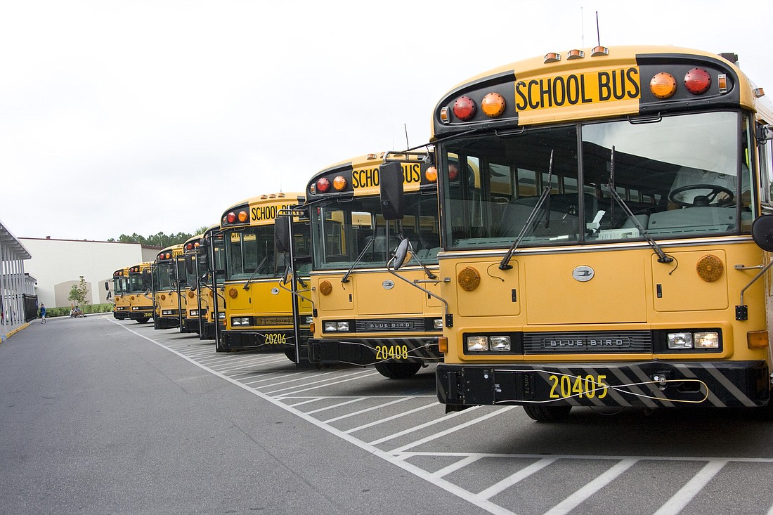 The two stolen buses were found in Gainesville, deputies said. FILE PHOTO