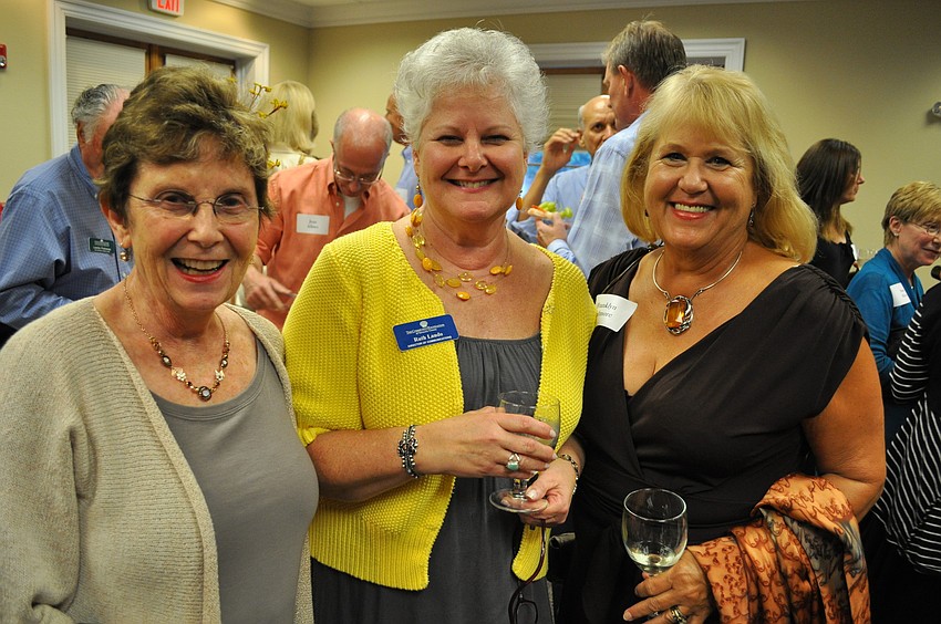 Nancy Roucher, Ruth Lando and Franklyn Skidmore