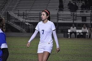 Matanzas forward Gabbi Paiz has 15 goals through her team's first six games. (File photo by Andrew O'Brien)