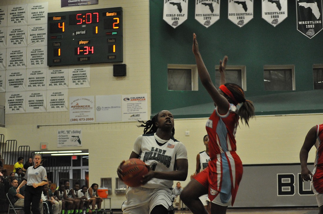 Ivana Boyd tries to get to the basket Tuesday night against Seabreeze. (Photos by Andrew O'Brien)