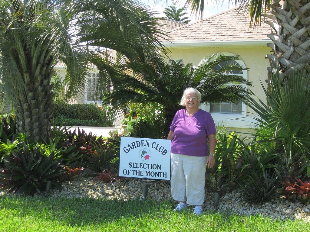 Jane Villa-Lobos' yard was named Selection of the Month for November by The Garden Club at Palm Coast. COURTESY PHOTOS